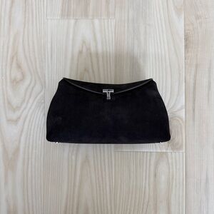Toteme T-Lock Suede Clutch